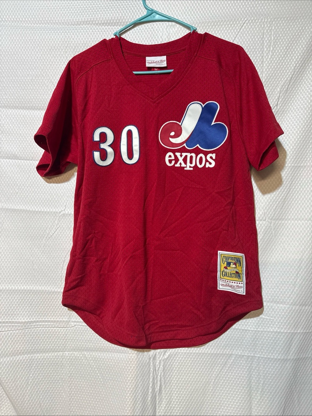 Montreal Expos Tim Raines #30 Mitchell & Ness Jersey Cooperstown Men Size M 40